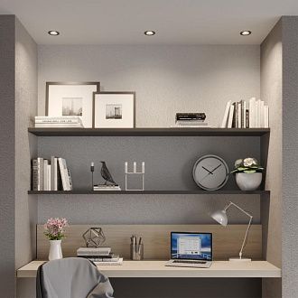 Светильник встраиваемый 9*9*5 см, вр 8,5 см, 1*GU10*50W, Novotech Morus 371000, черный