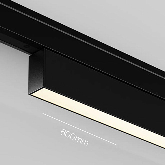 Трековый светильник 1*60*1,8 см, LED 16W 3000K 100° Maytoni Technical Basis Exility TR192-1-16W3K-B черный