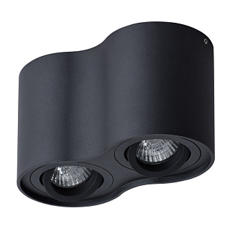 Светильник 17,8*9,5 см, GU10 50W, Arte Lamp Falcon A5645PL-2BK черный