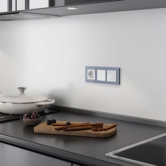 W1151201 Умный сенсорный терморегулятор  для теплого пола, белый Werkel, 4690389176937