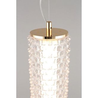 Подвесной светильник 15*105-210 см, 1*LED, 29W, 3000K, Aployt Ozann APL.331.06.29, золотой