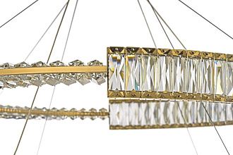 Люстра подвесная *100* см, Led лента*LED*W, K, Arti Lampadari Carini Carini L 1.5.80+100.101 G, золотой
