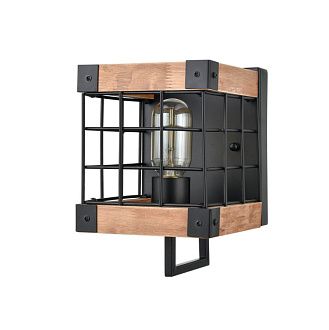 Бра 18*15*23 см, 1*E27 античный черный Vele Luce Lucca VL6062W01
