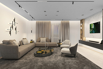 Светильник на шине 41 см, 18W, 3000-6000К Denkirs DK8004-BK черный