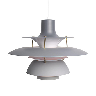 Светильник *40 см, 1*E27*40W, Loft It 10113 Grey Floret, Серый