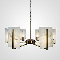 Люстра Marble square Chandelier 78*78*46 см, 6*E27*60W, ImperiumLoft 40.1233, Латунь