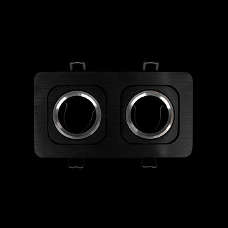 Встраиваемый светильник 18*10*2,5 см, GU10 LOFT IT Trick 10342/2 Black черный, вр 15,5*8,5 см