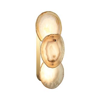 Бра 12*31 см, 1*LED*10W, 3000К, 718lm Odeon Light Agate 7065/10WL, бронзовый