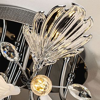 Люстра 85*35 см, 13*Е14*40W, Modelux  ML.6869.850 CR, Хром