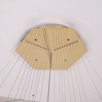 Подвесная люстра Vesanto Cameron Design House D40+50+60+70+80+90+100+110+120+150 **500 см, 10*LED*100W, 4000K, ImperiumLoft 40.2477, Золотистый