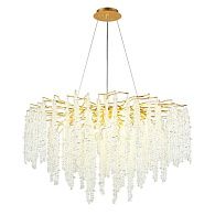Подвесная люстра 100*90-180 см, 15*G9, 5W, Aployt PAULINA APL.848.03.15, золотой