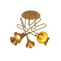 Потолочная люстра Mantra Jazz Pintura Oro 6352 золото, диаметр 76 см
