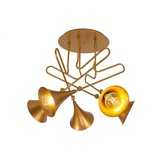 Потолочная люстра Mantra Jazz Pintura Oro 6352 золото, диаметр 76 см