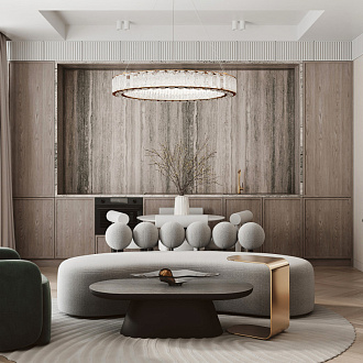 Подвесная люстра 85*85*318 см, LED, 3000К, Maytoni CASTELLO  MOD336PL-L170G3K золотой