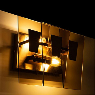 Светильник настенный 11*30*21 см, 2*E14 полированная медь Arte lamp Sophia A4066AP-2PB