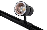 Светильник трековый однофазный 7 см, Crystal Lux CLT 0.31 009 BL-GO Черный/золото