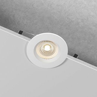 Светильник встраиваемый 8 см, Elektrostandard City 25060/01 GU10, белый, вр 6,5 см