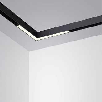 Cветильник  24,2*22*3 см, 1*LED*20W, 3000/4000/6000K, Novotech VECTOR PORT 359944, черный,