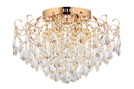 Люстра 540*360, E27 x 6 LED 3Wx6*E27+LED, 60W Sfera Sveta Хрусталь (Эконом) 1503/6+6 FGD, Золото