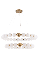 Люстра Ø820 x 1020 x H100(1500), мм, 150W, BRONZE+WHITE (Бронза+Белый) NewRgy 788P-D1020+820 BRONZE+WH