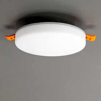 Встраиваемый светильник 12 см, 15W, 4000K Citilux Вега CLD5315N белый, вр 5,5-9,5 см