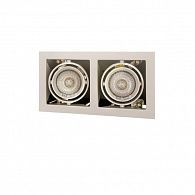 Светильник встраиваемый кардан Lightstar Cardano 214027 титан, MR16, вр 9,5*18,5 см