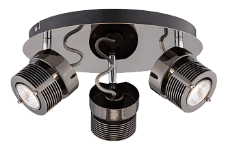 Спот Ø280 x H120, мм, 3*15W (45W), BK (Черный) Sfera Sveta 8705-03/P104 BK