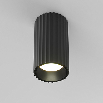 Накладной светильник 6 см, Maytoni Calipso C106CL-01-GU10-B, черный