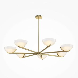 Подвесной светильник *114,3*45-107 см, 7*E14*40W, Maytoni Regal MOD537PL-07MG, Матовое Золото