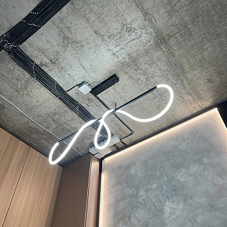 Светильник 150 см, 90W, 4000K Kink Light Далия KIN08041-150,19 черный