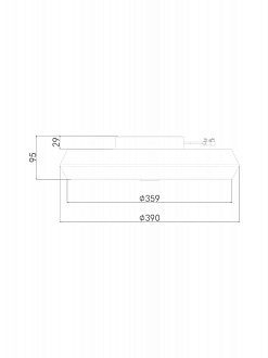 Потолочный светильник 39 см, 24W Freya Cells FR10012CL-L24W, 3000-6500K, белый