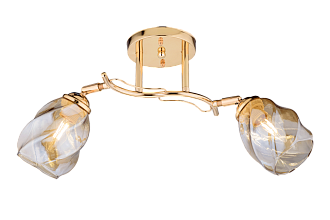 Люстра Ø500 x H220, мм, 2*40W (80W), GOLD (Золото) Rilon 06662/2 GOLD