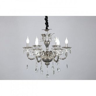 Подвесная люстра 63*82-132 см, 6*E14, 40W, Omnilux Omnilux  705 OML-70503-06, хром