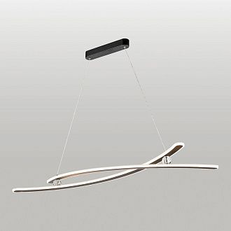 Линейно-подвесной светильник *105*35-150 см, 1*LED*75W, 3000-4300-5700K, Lussole Hale LSP-7383, черный