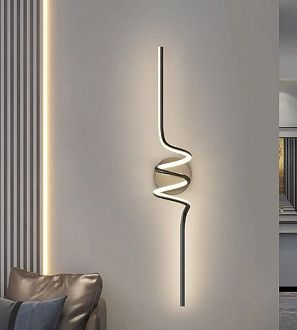 Светильник DZN-51858 ЧЕРНЫЙ   D180/H600/1/.W/LED/3500K 24-12