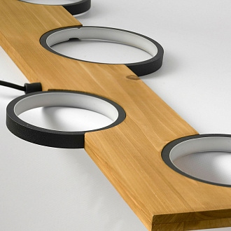 Линейно-Подвесной светильник 100 см, LED 29W,  Lussole MODESTO LSP-7132 коричневый