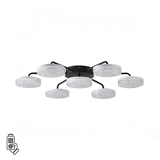 Люстра потолочная 74*9,5 см, 1 LED 90W 3000-4000-6000K Lumion Didana 8236/7CL черный