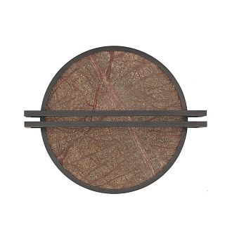 Бра 12,5*42*50 см, 20W, Favourite Tallar 4443-1W матовый черный/красный песчаник