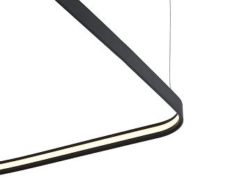 Подвесная люстра 80 см, 42W, 3000K, Italline IT013-6024 black 3000K, черный