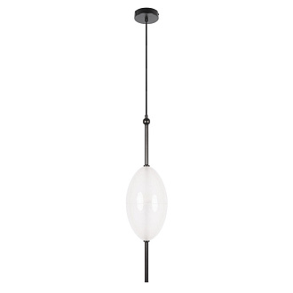 Подвесной светильник 16 см, 1*LED*16W 3000K черный Loft It Venice 10223/E White