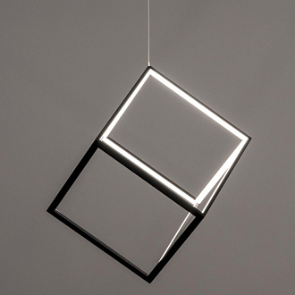 Подвесной LED светильник Citilux Куб CL719301 Черный, 40W*4000K