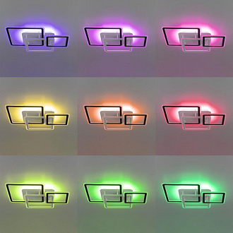 Люстра RGB 65*51*11 см, LED*70 W, 3000-5500 К, Белый Citilux Тринити CL238231E