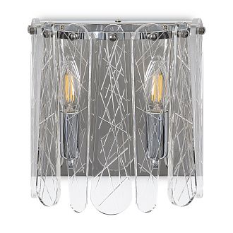 Бра 13,3*21,5-23 см, 2*E14*60W Freya Surface FR2048WL-02CH, Хром