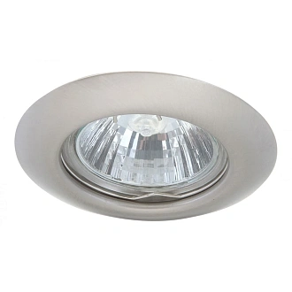 Точечный встраиваемый светильник Arte Lamp PRAKTISCH A1203PL-3SS 8*8*11 см, 3*GU10*50W, 2700K, Arte Lamp Praktisch A1203PL-3SS, Матовое Серебро
