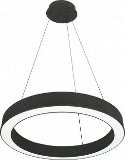 Подвесной светильник Svetholl Стэрия 7064, 59W LED, диаметр 79 см, черный