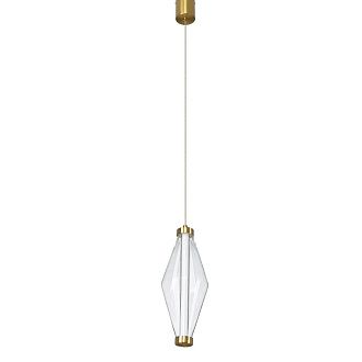 Подвесной светильник *12*45-165 см, *LED*5W, 3000K, Citilux Tanna CL253010, Латунь