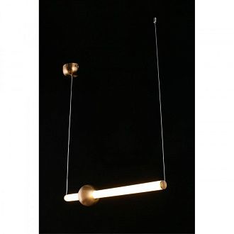 Подвесной светильник 60*10*30-200 см 20W, 3000K, Aployt Zhozefin APL.038.16.20, бронзовый