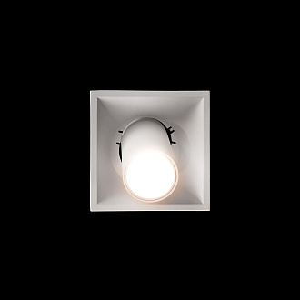 Встраиваемый светильник 9*9*9 см, 1*LED*10W 4000K LOFT IT Lens 10322/B White белый