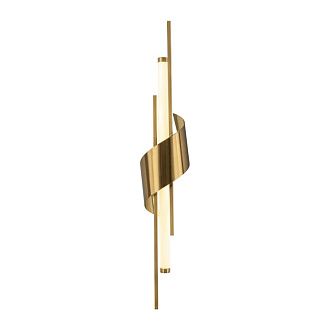 Бра 10*10*60 см, LED*6W, 4000K, Modelux  ML.729.590 BS, Латунь