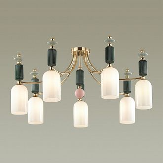 Потолочная люстра диаметр 92 см Odeon Light Candy 4861/7C Золото